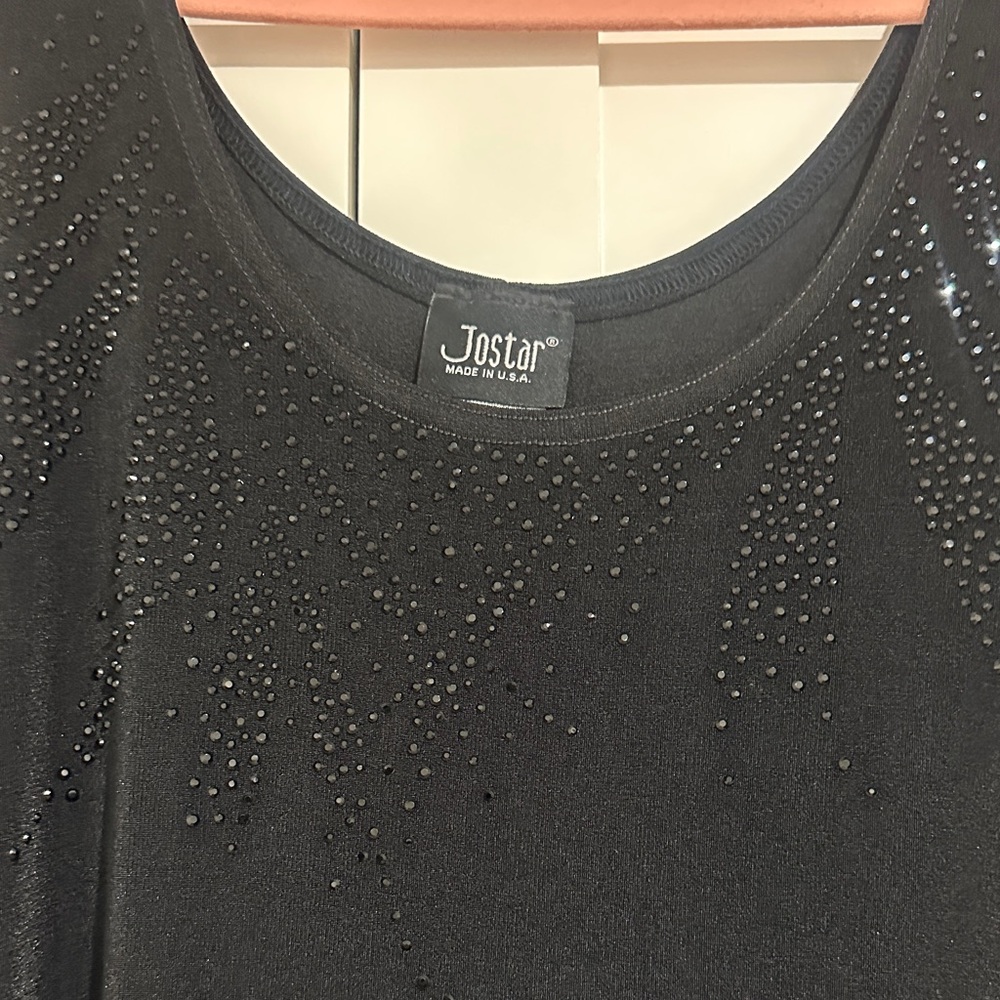 Jostar Black Embellished Dress
